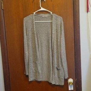 Gray cardigan